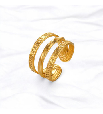 Ring "Londres" - Gold-plated