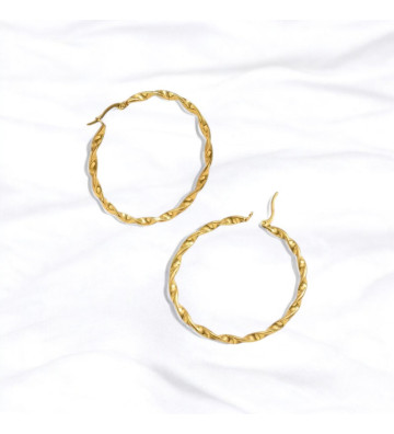 Earring "Menin" - Gold-plated